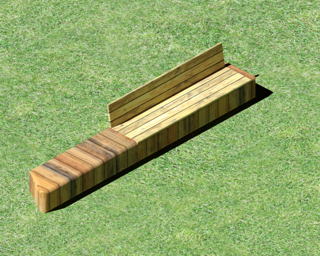 bench Modello 3D .c4d .max .obj .3ds .fbx .stl .blend 