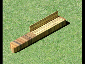 bench 3D 모델