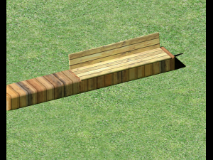 bench Modello 3D