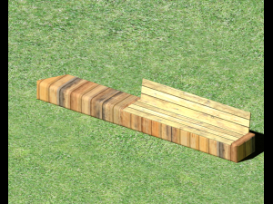 bench Modello 3D