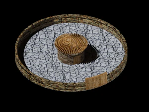 old roof house 3D Model