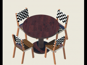 dinner table 3D Model