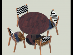 dinner table 3D Model