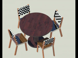 dinner table 3D Model