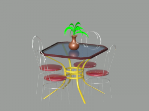 table Modelo 3D