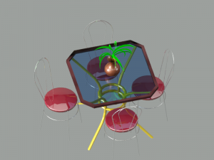 table Modelo 3D