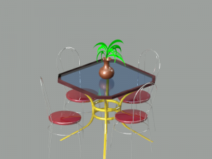table Modelo 3D