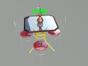 table Modelo 3D