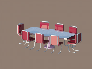 table Modello 3D
