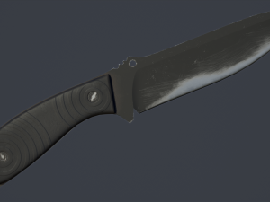 combat knife kit 10 fully completed gameready knifes vr - ar - low-poly 3D-Modell