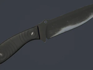 combat knife kit 10 fully completed gameready knifes vr - ar - low-poly 3D Model