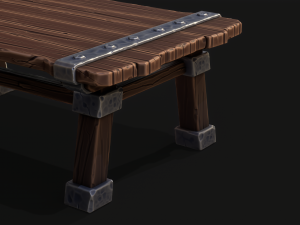 Stilyzed Table and Chairs 3D Model