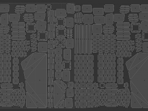 Stilyzed Table and Chairs 3D Model