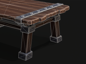 Stilyzed Table and Chairs 3D Model