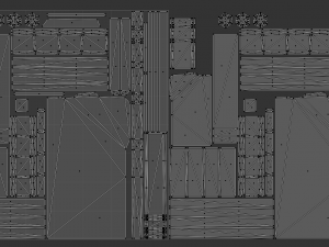Stilyzed Table and Chairs 3D Model