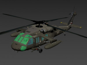 sikorsky uh-60 black hawk 3D Model