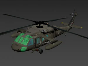 sikorsky uh-60 black hawk 3D Model