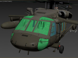 sikorsky uh-60 black hawk 3D Model