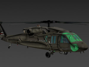 sikorsky uh-60 black hawk 3D Model
