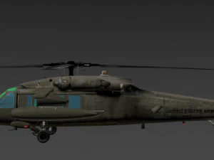 sikorsky uh-60 black hawk 3D Model