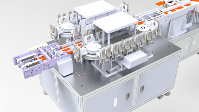 butterfly face mask making machine 3D 모델 .c4d .max .obj .3ds .fbx .stl .blend 