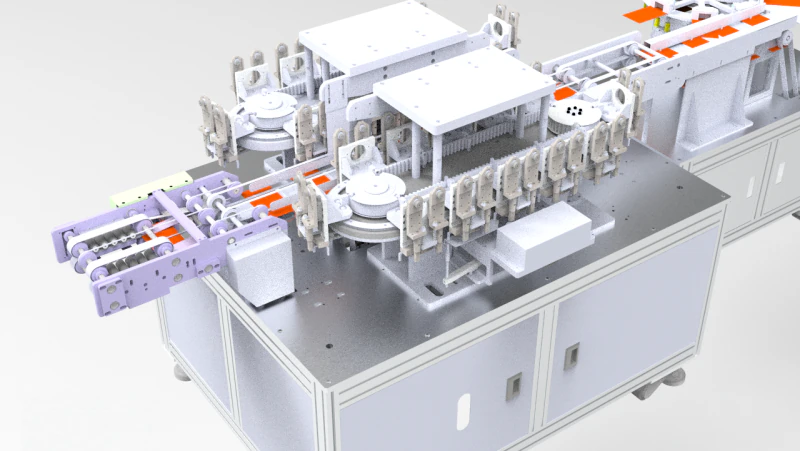 butterfly face mask making machine 3D Model .c4d .max .obj .3ds .fbx .stl .blend 