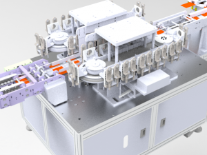 butterfly face mask making machine Modelo 3D