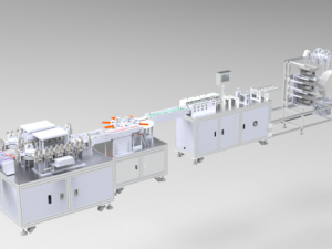 butterfly face mask making machine 3D 모델
