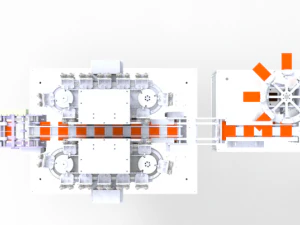 butterfly face mask making machine 3D Model