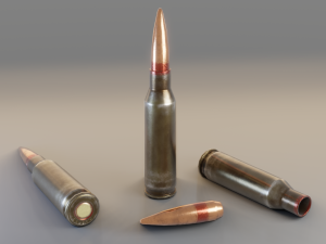 545x39 cartridge 3D Модель