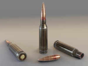 545x39 cartridge 3D 모델
