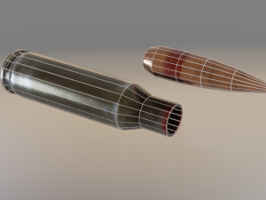 545x39 cartridge 3D 모델