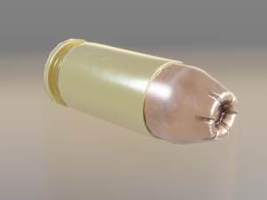 45acp cartridge Model 3D