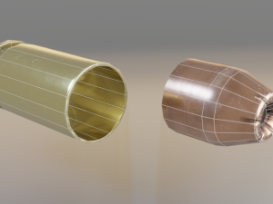 45acp cartridge Model 3D