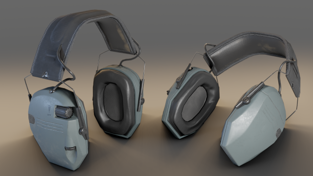 tac headset 3D मॉडल .c4d .max .obj .3ds .fbx .stl .blend 
