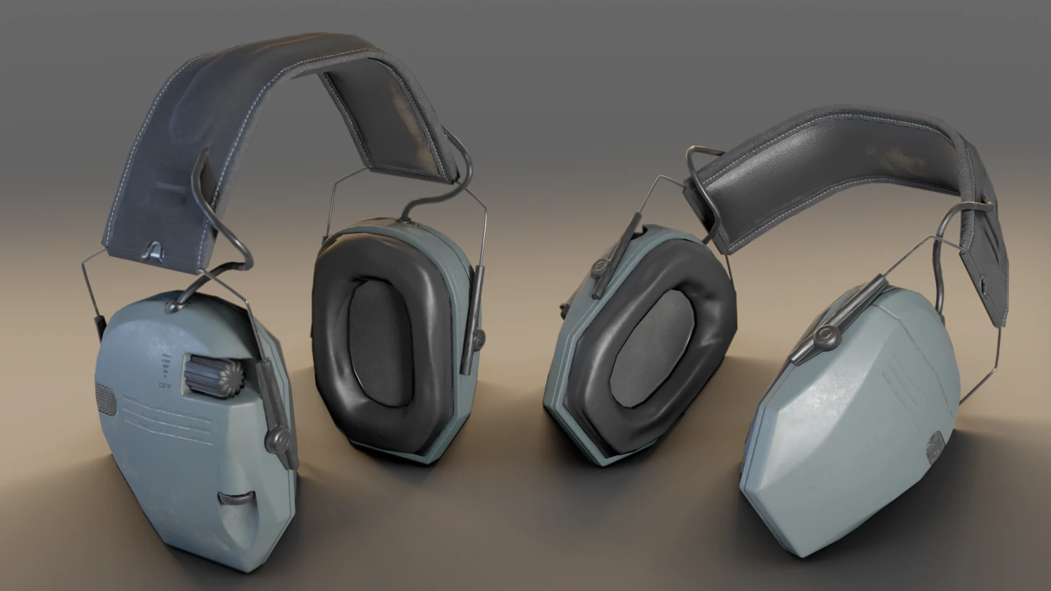 tac headset 3D Model .c4d .max .obj .3ds .fbx .stl .blend