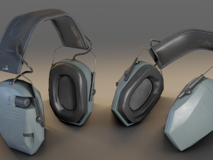 tac headset 3D 模型