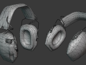 tac headset 3D मॉडल