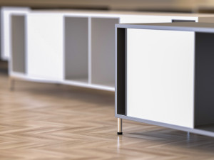 collection of 40 modern nightstands low-poly 3D Model