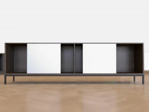 collection of 40 modern nightstands low-poly 3D Model