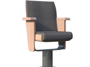 modern armchair for concert and conference hall 3D Model