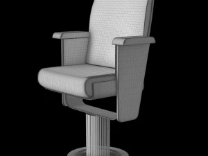 modern armchair for concert and conference hall 3D Model