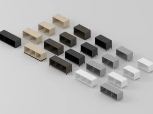 comodino moderno Modello 3D