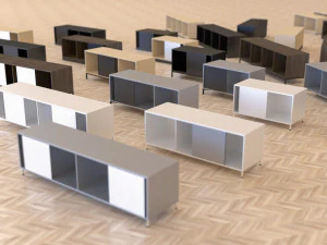 comodino moderno Modello 3D