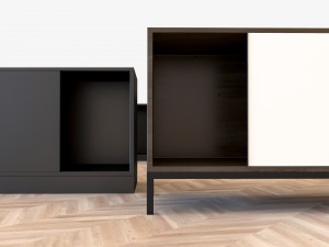modern nightstand Model 3D