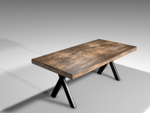 old wood table 3Dモデル