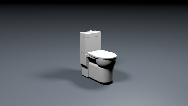 toilet closet Modelo 3D .c4d .max .obj .3ds .fbx .stl .blend 