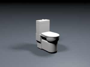 toilet closet 3D Модель