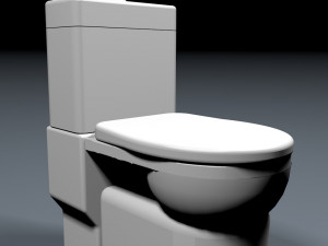 toilet closet Modelo 3D