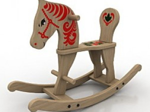 childrens toy horse 3D मॉडल